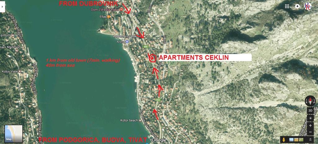 Apartments Ceklin Κότορ Εξωτερικό φωτογραφία